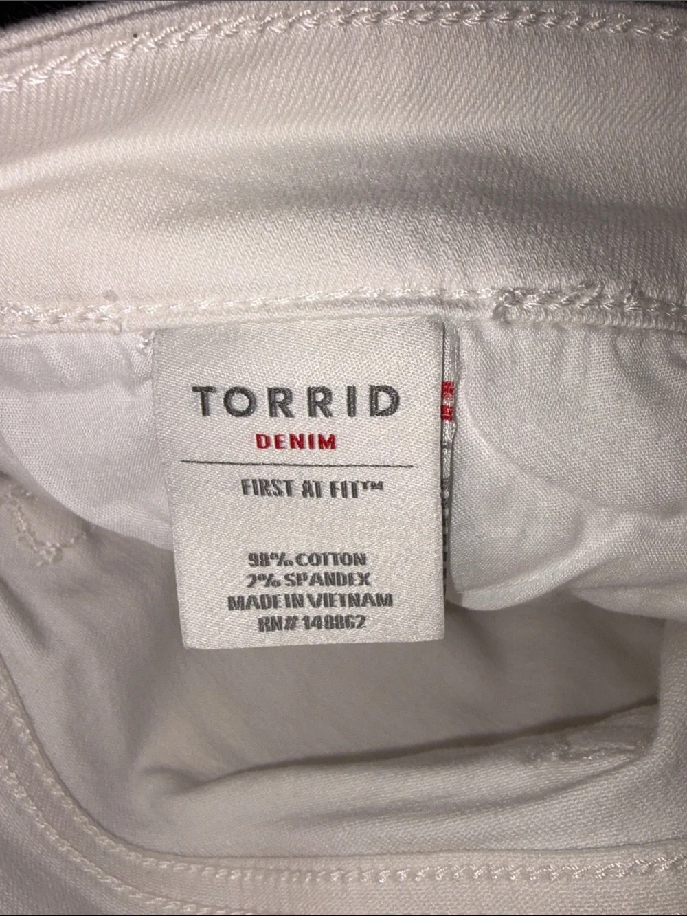 White Women's Jeans - Classic Fit - Picture 10 of 14
